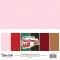 Echo Park North Pole Christmas egyszínű scrapbook papírkészlet – 12" (30 cm), 6 lap