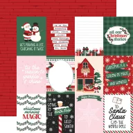   Echo Park North Pole Christmas scrapbook kollekciós készlet – 12" (30 cm) (1 csomag)