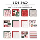Echo Park North Pole Christmas scrapbook papírkészlet – 6" (15 cm), 24 lap