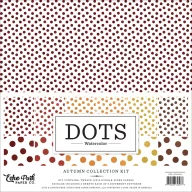   Echo Park Watercolor Polka Dots Autumn scrapbook kollekciós készlet – 12" (30 cm) (1 csomag)
