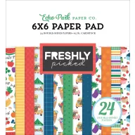   Echo Park Freshly Picked scrapbook papírkészlet – 6" (15 cm), 24 lap