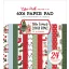 Echo Park Here Comes Santa Paws scrapbook papírkészlet – 6" (15 cm), 24 lap