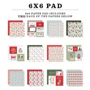 Echo Park Here Comes Santa Paws scrapbook papírkészlet – 6" (15 cm), 24 lap