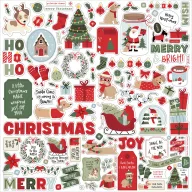   Echo Park Here Comes Santa Paws – kreatív scrapbook csomag (1 csomag)