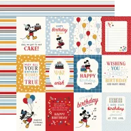   Echo Park Mouse And Me Birthday scrapbook kollekciós készlet – 12" (30 cm) (1 csomag)