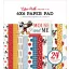 Echo Park Mouse And Me Birthday scrapbook papírkészlet – 6" (15 cm), 24 lap