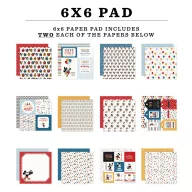   Echo Park Mouse And Me Birthday scrapbook papírkészlet – 6" (15 cm), 24 lap