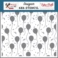   Echo Park Mouse And Me Birthday Birthday Magic Balloons stencil – 6" (15 cm), 1 db