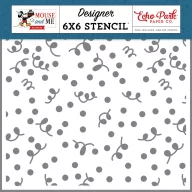   Echo Park Mouse And Me Birthday Time To Party Confetti stencil – 6" (15 cm), 1 db