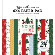   Echo Park Mouse And Me Christmas scrapbook papírkészlet – 6" (15 cm), 24 lap