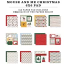 Echo Park Mouse And Me Christmas scrapbook papírkészlet – 6" (15 cm), 24 lap