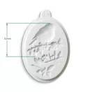 Szilikon öntőforma – Vörösbegy és téli ágak / Winter Robin – Katy Sue Designs Silicone Mould (1 db)