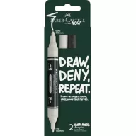   Faber-Castell Multimark akril marker jészlet fekete/fehér – 2 db