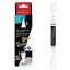 Faber-Castell Kétvégű akril filctoll BLACK EDITION Shake&Paint fehér színű (1 db)