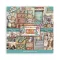 Stamperia Furry Friends 2 – mintás scrapbook papírkészlet – 12"(30cm) – 10 lap