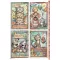 Stamperia Furry Friends 2 – Kártyák rizspapír – A4 (21 × 29,7 cm), 1 ív