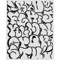   Stamperia Furry Friends 2 – Pop-art minta vastag stencil – 20 × 25 cm