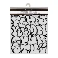   Stamperia Furry Friends 2 – Pop-art minta vastag stencil – 20 × 25 cm