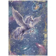  Stamperia Cosmos – Pegazus rizspapír – A4 (21 × 29,7 cm), 1 ív
