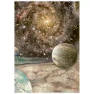 Stamperia Cosmos – Háttérminták válogatása rizspapír – A6 (10,5 × 14,8 cm), 8 db