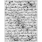 Stamperia Cosmos – Kézírás vastag stencil – 20 × 25 cm