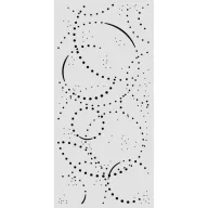   Stamperia Cosmos – Tintapályák vastag stencil – 12 × 25 cm