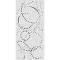Stamperia Cosmos – Tintapályák vastag stencil – 12 × 25 cm