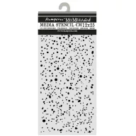   Stamperia Cosmos – Tintafoltok vastag stencil – 12 × 25 cm