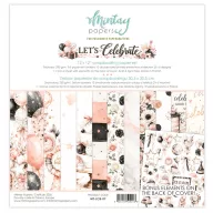   Mintay Papírkészlet 12"(30cm) – Let's Celebrate (12 lap + bónusz elemív)
