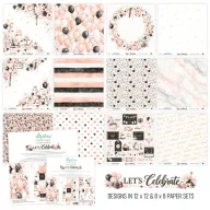   Mintay Papírkészlet 8"(20cm) – Let's Celebrate (24 lap)