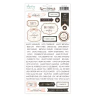   Mintay Feliratos matrica 6"x12"(15x30cm) – Let's Celebrate Words (1 ív)