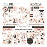   Mintay Chipboard kivágóív 12"(30cm) – Let's Celebrate (1 ív)
