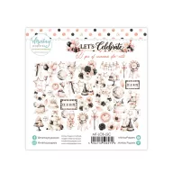   Mintay Kivágat készlet – Let's Celebrate Paper Die-Cuts (60 db)