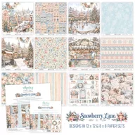   Mintay Papírkészlet 8"(20cm) – Snowberry Lane (24 lap)
