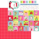 Doodlebug Design Oh What Fun – scrapbook papírkészlet – 12"(30,5cm)