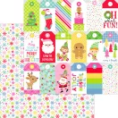 Doodlebug Design Oh What Fun – scrapbook papírkészlet – 12"(30,5cm)