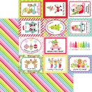 Doodlebug Design Oh What Fun – scrapbook papírkészlet – 12"(30,5cm)