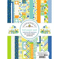   Doodlebug Design Balloons & Banners – scrapbook papírtömb – 6"x8"(15x20cm)