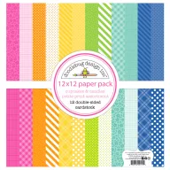   Doodlebug Design Cupcakes & Candles – Petite Prints scrapbook papírkészlet – 12"(30,5cm)