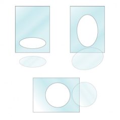   Akril sablon dombornyomáshoz 657945, Accessory / Embossing Diffuser  - Tim Holtz (3 db)