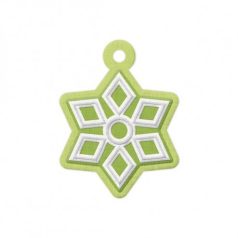   Dombornyomott címke , Yuletide / Snowflake - Hópehely (1 db)