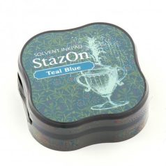   Bélyegzőpárna , StazOn midi / Teal Blue - türkizkék (1 db)