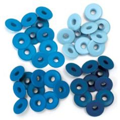 Szegecs , WRMK Wide Eyelets / Blue -  (40 db)