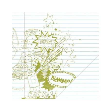 Scrapbook papír 12", Just Chillin / Doodle - kétoldalas (1 lap)