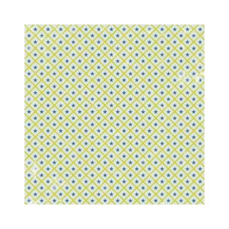 Scrapbook papír 12", Just Chillin / Foil Star - fémes fóliázott (1 lap)