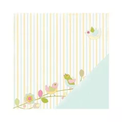   Scrapbook papír 12", Dilly Dally / Birds - kétoldalas (1 lap)