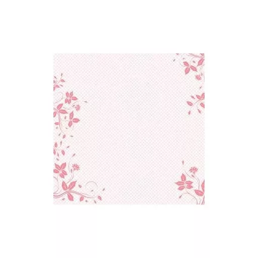Scrapbook fólia 12", Specialty Paper / Pink border -  (1 lap)