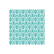   Scrapbook fólia 12", Specialty Paper / Turquoise brocade -  (1 lap)