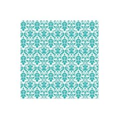   Scrapbook fólia 12", Specialty Paper / Turquoise brocade -  (1 lap)