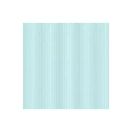 Scrapbook matrica 12", Specialty Paper / Stickers Aqua stripe - Öntapadós (1 lap)